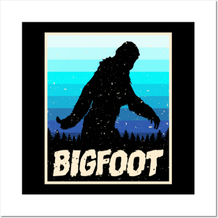 colorful bigfoot Posters and Art